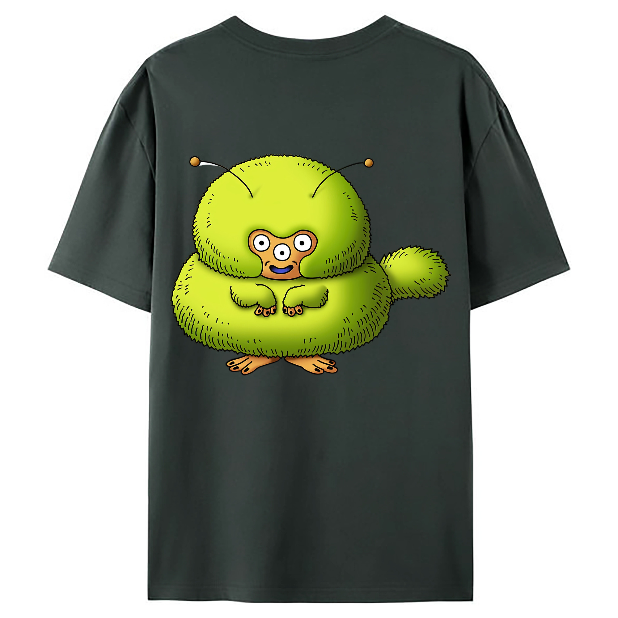 （画像用） ドラゴンクエスト Doragon Kuesuto Dragon Quest 綿100％ メンズ半袖Tシャツ（バックプリント） 通気性